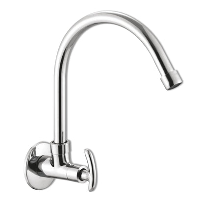 Full Brass 180° Swivel Spout Gooseneck Faucet - by Kamal