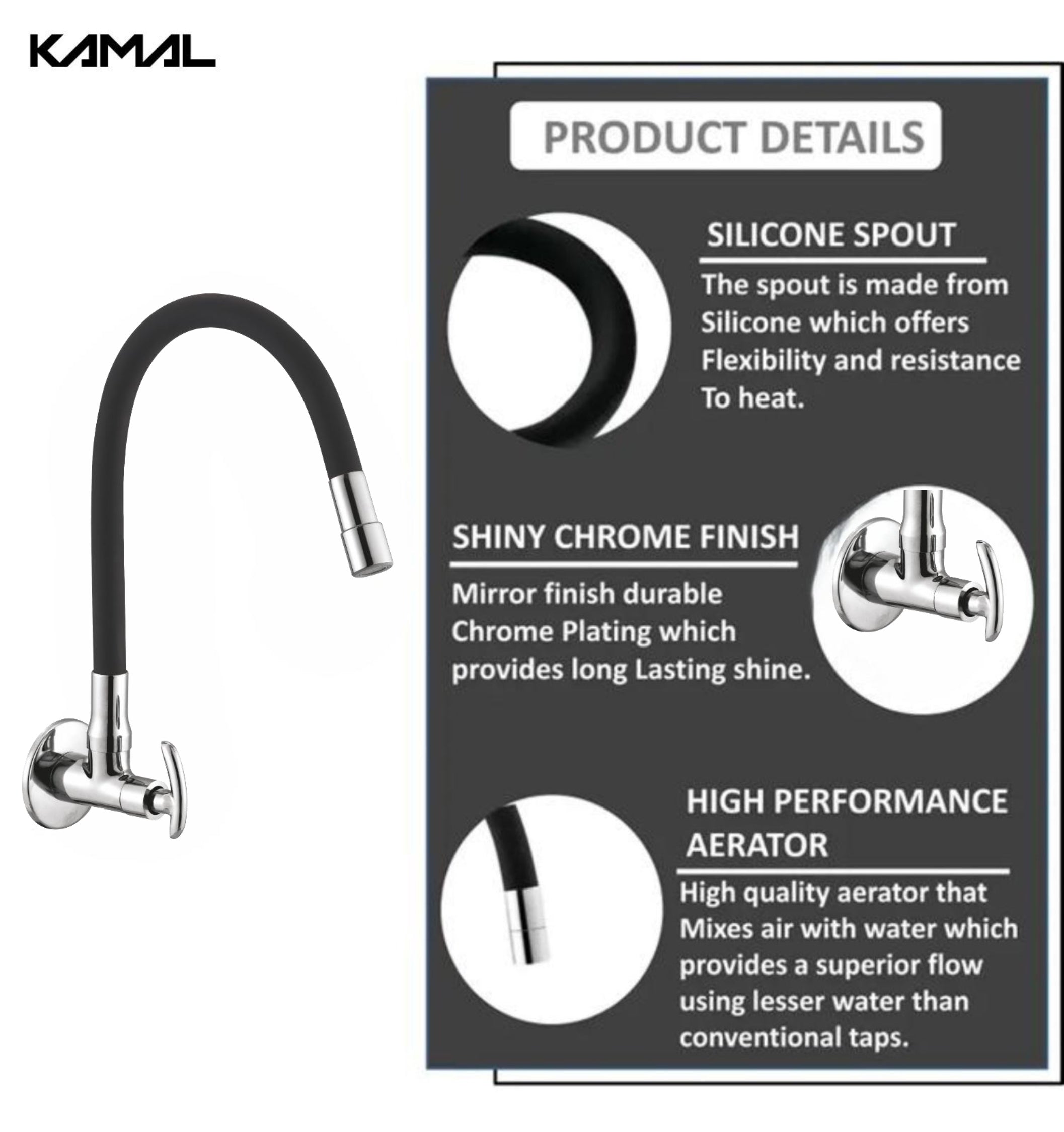 Alto Dual Flow Sink Tap – by Kamal