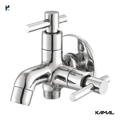 Tarim Prime Nova Series Kamal Two Way Bib Tap (Full Brass) - by Kamal