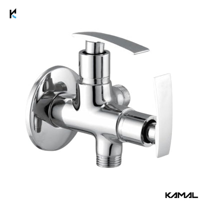 Vista Two in One Angle Valve (Full Brass) - by Kamal
