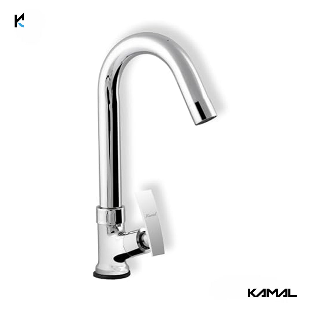 Vista Pillar Tap Brass Faucet - by Kamal