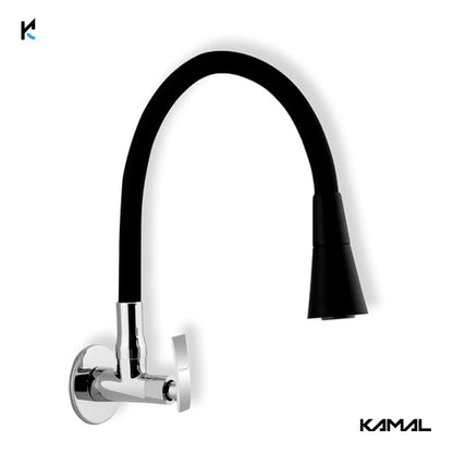Vista Flexo Play Flexible Sink Faucet (Brass & Silicone) - by Kamal