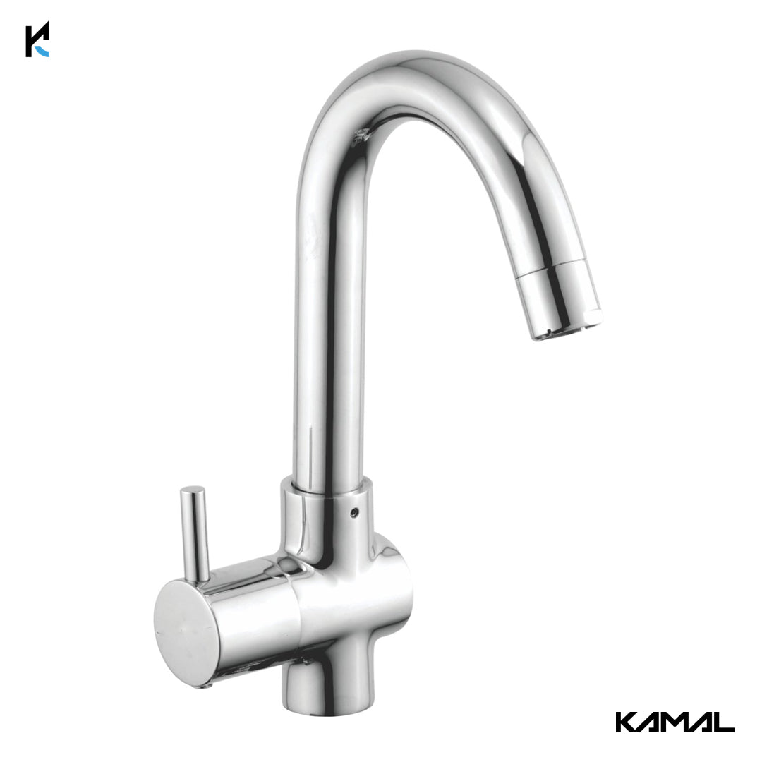Step One Way Pillar Tap (Full Brass) - by Kamal