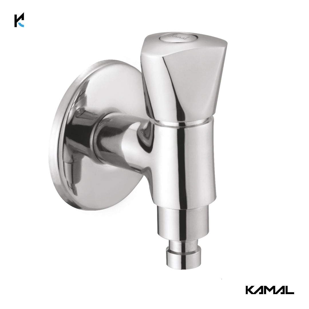Trio Sleek Washing Machine Bib Tap (Full Brass) - by Kamal