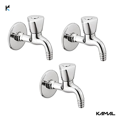 Trio Nozzle Bib Tap (Full Brass) - by Kamal