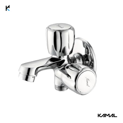 Crystal Elite Two Way Bib Tap (Full Brass) - by Kamal