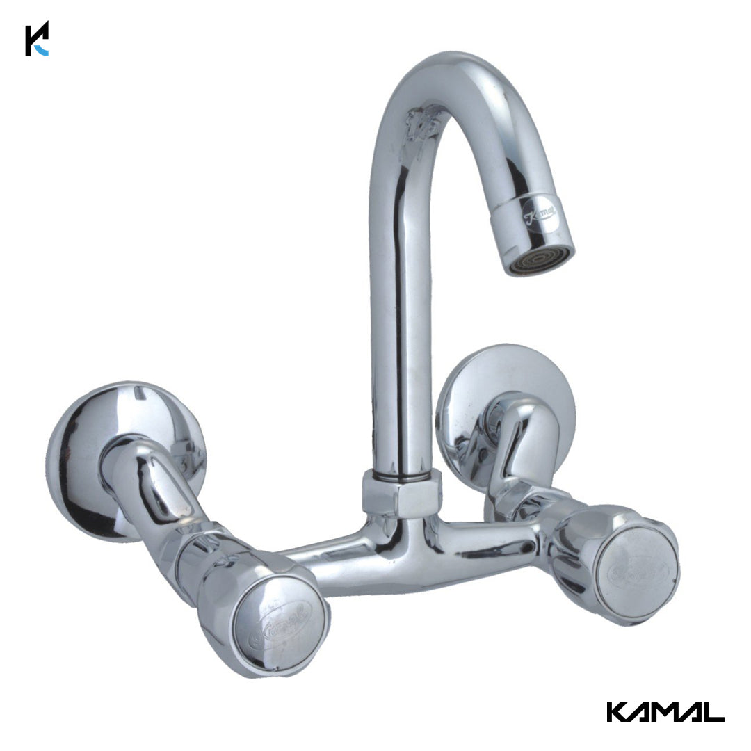 Crystal Sink Mixer (Full Brass) - by Kamal