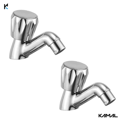 Universal Pillar Tap (Full Brass) - by Kamal