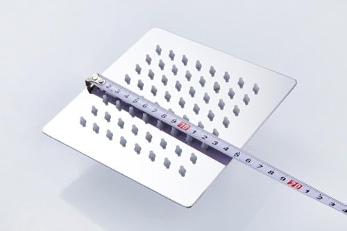 Square Ultra Slim Rain Shower (Only Showerhead) - by Kamal
