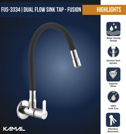 Fusion Dual Flow Sink Tap – by Kamal