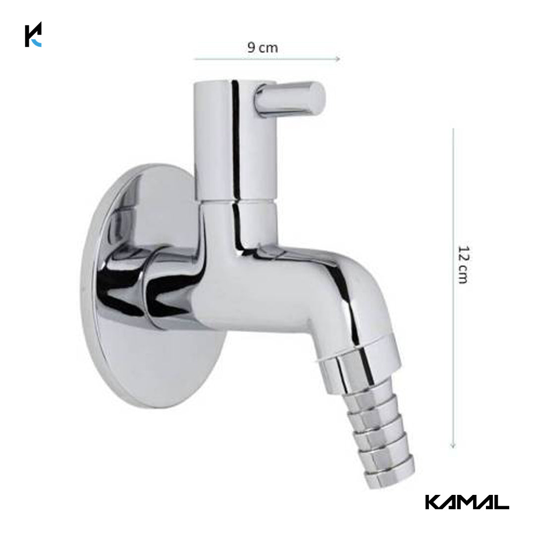 FLT Nozzle Bib Tap (Full Brass) - by Kamal