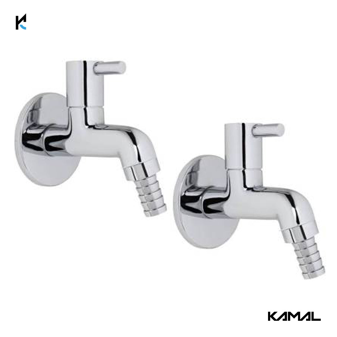 FLT Nozzle Bib Tap (Full Brass) - by Kamal
