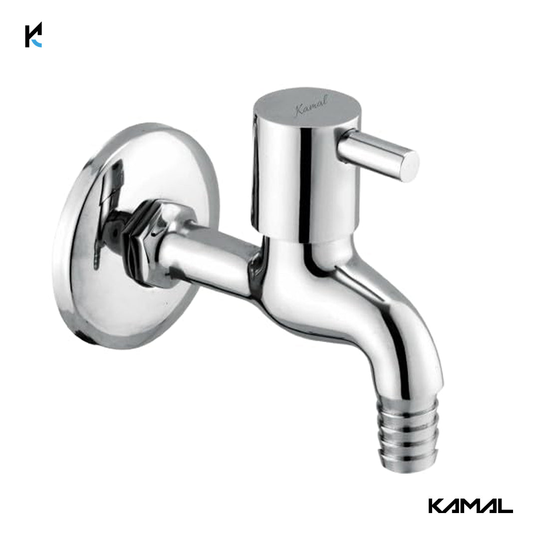 FLT Nozzle Bib Tap (Full Brass) - by Kamal