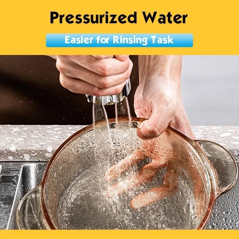 360° Movable Faucet Aerator Infinity 3 Mode Jet X - Cross Eco Mist (ABS) - by Kamal - Faucet Accessories - Kamal Bathware