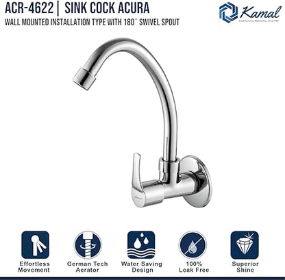 Acura Kitchen Sink Tap (Full Brass) - by Kamal