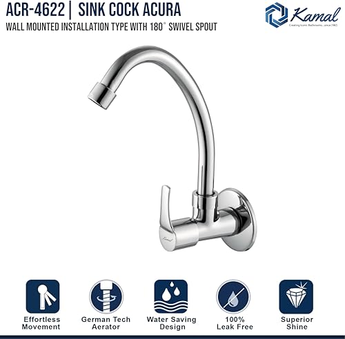 Acura Kitchen Sink Tap (Full Brass) - by Kamal