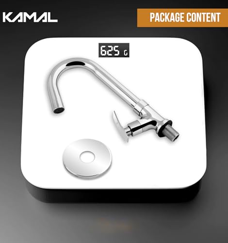 Vista Pillar Tap Brass Faucet - by Kamal