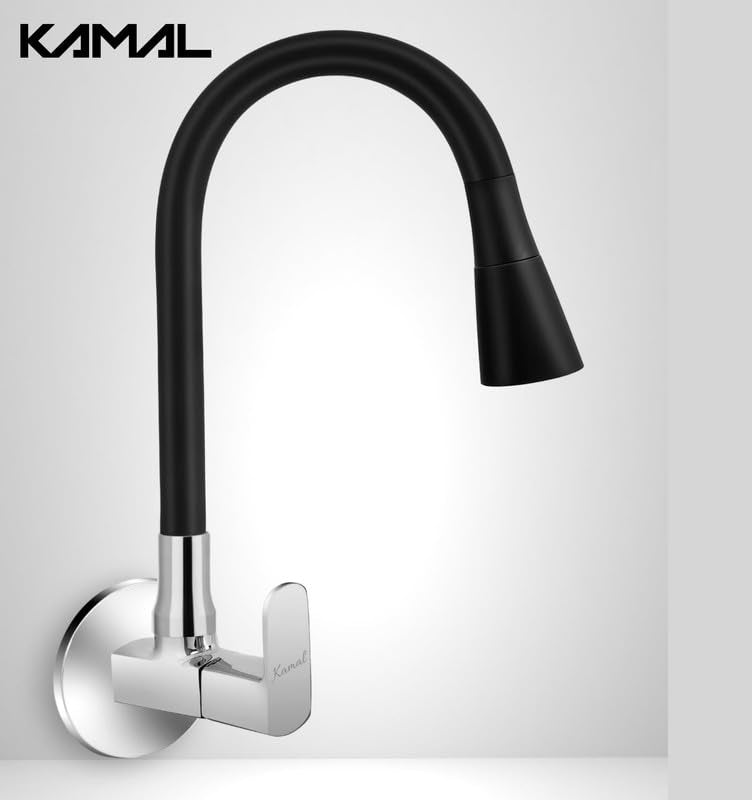 Cubix Prime Sink Tap (Brass & Silicone) - by Kamal