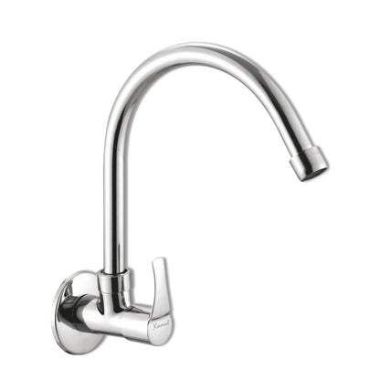 Full Brass 180° Swivel Spout Gooseneck Faucet - by Kamal
