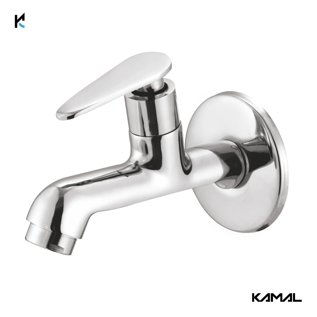 Vega Long Body Bib Tap (Full Brass) - by Kamal
