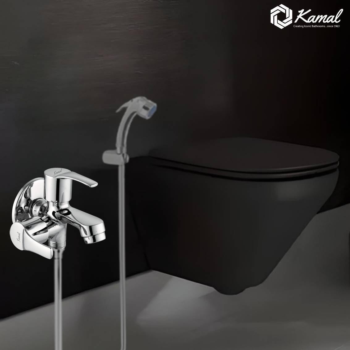 Acura Eco Two Way Bib Tap (Full Brass) - by Kamal