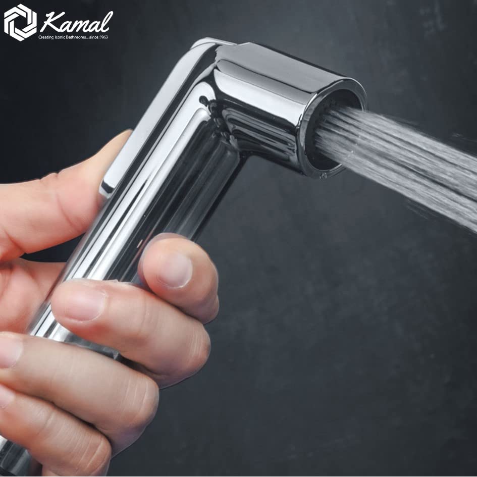 Parry Premium Health Faucet with 1.25 Mtr Shower Hose & Wall Hook - by Kamal