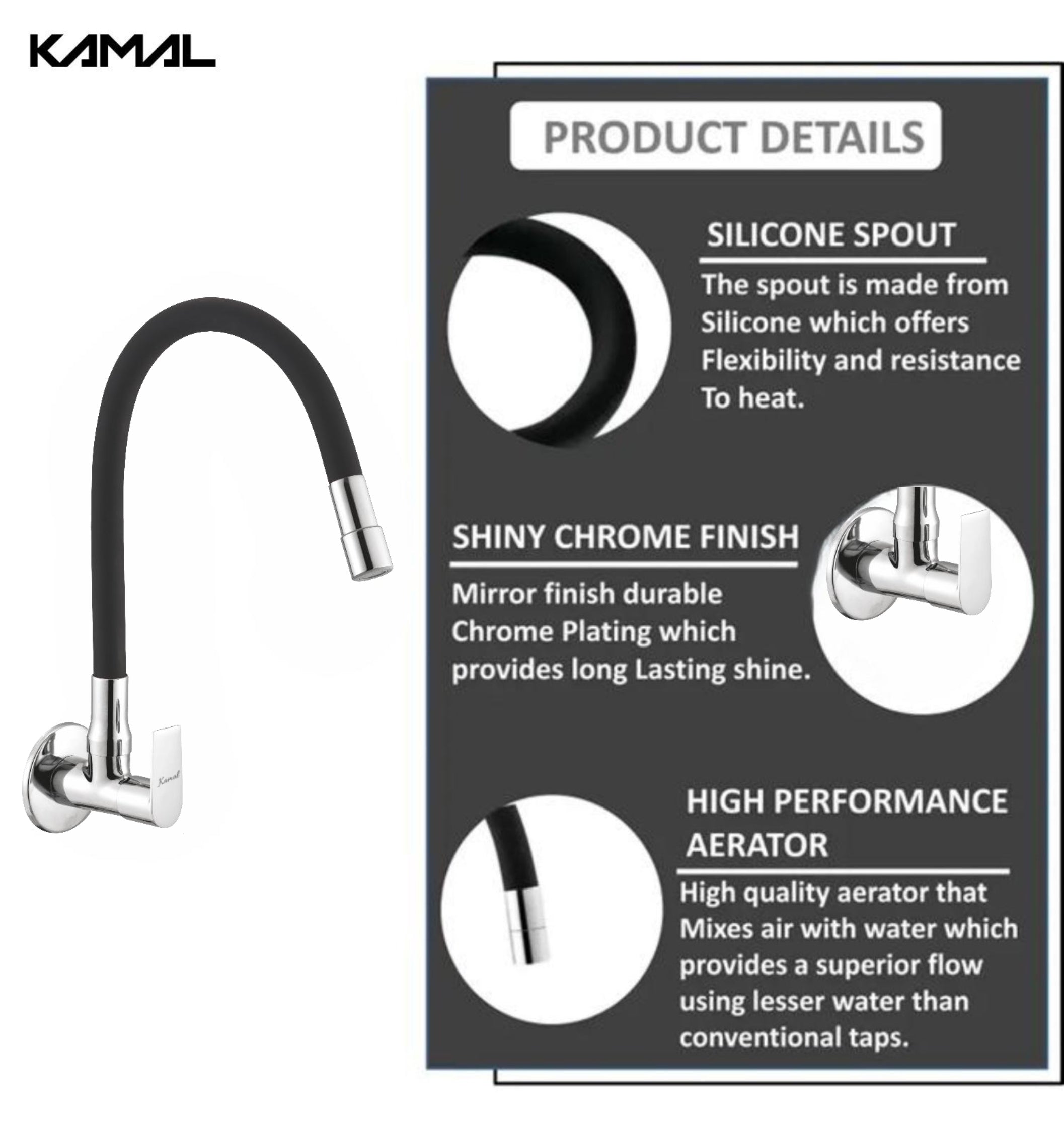 Aric Dual Flow Sink Tap – by Kamal