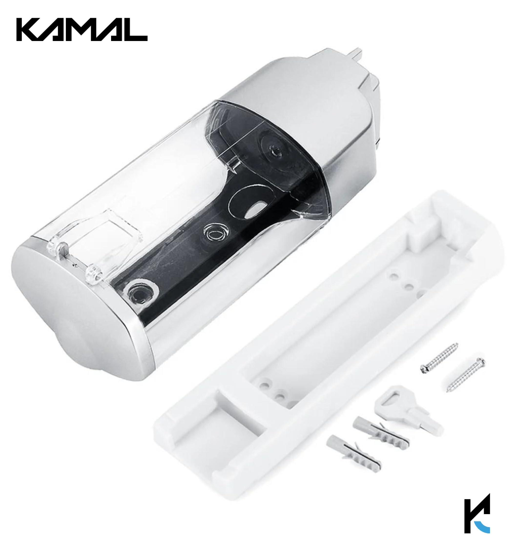 ABS Liquid Soap Dispenser Push Type - by Kamal