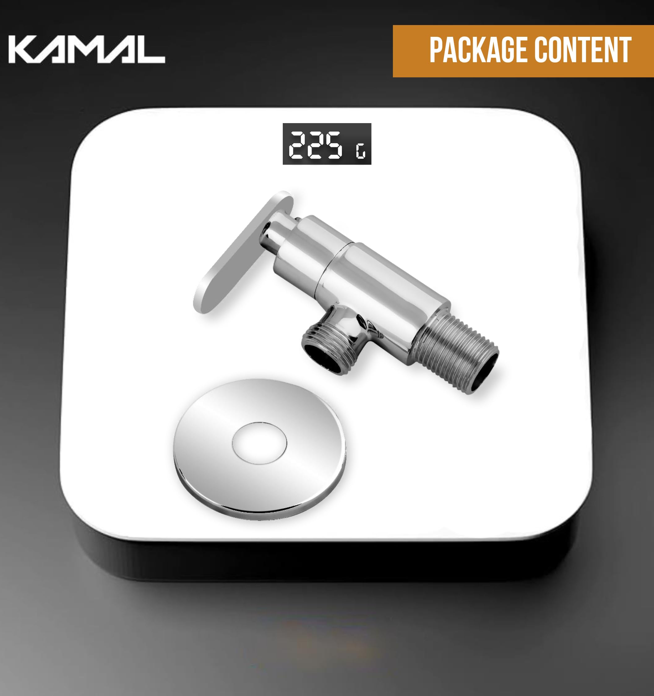 Galaxy Angle Valve (Full Brass) - by Kamal