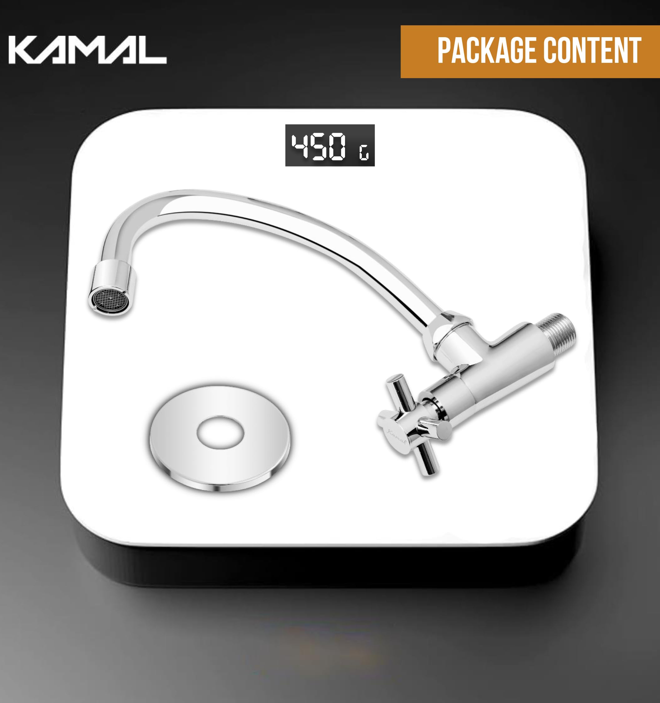 Cross Sink Tap (Full Brass) - by kamal