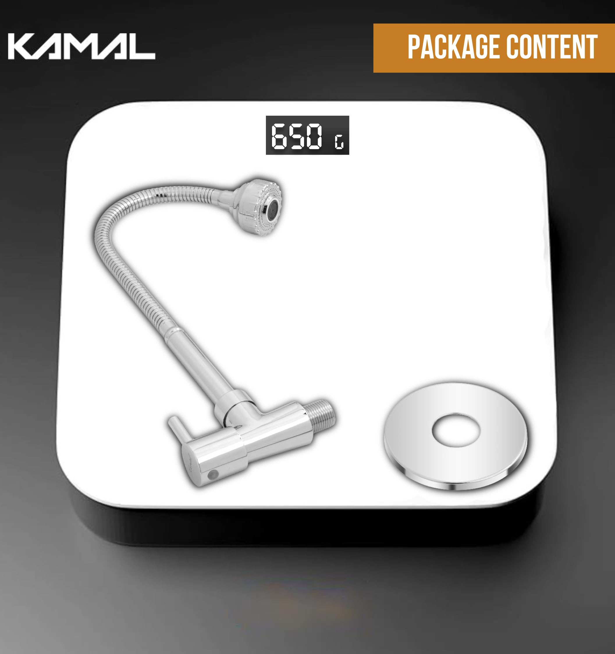 Elite Sink Spray Tab (Brass & SS Steel) - by Kamal