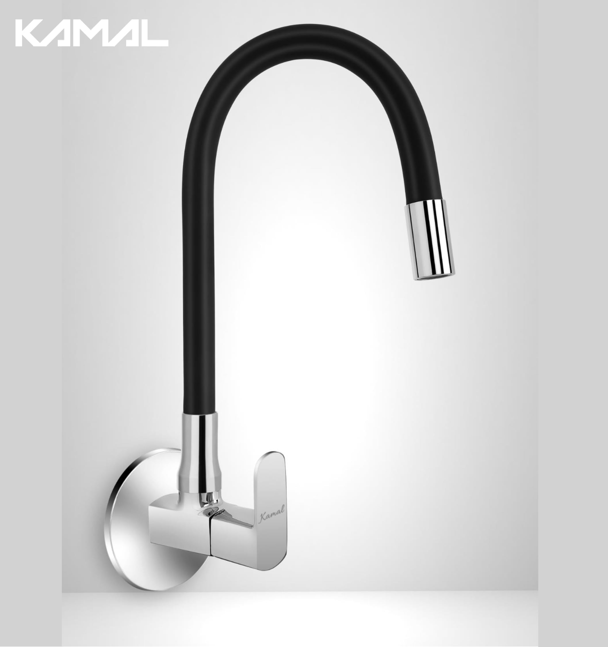 Cubix Prime Flexible Sink Tap (Brass & Silicone) - by Kamal