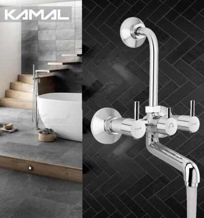 FLT Wall Mixer (Full Brass) - by Kamal