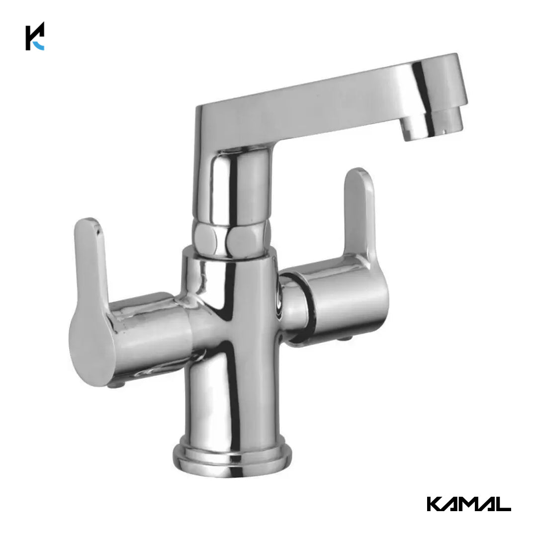 Admire Basin Mixer (Full Brass) - by Kamal