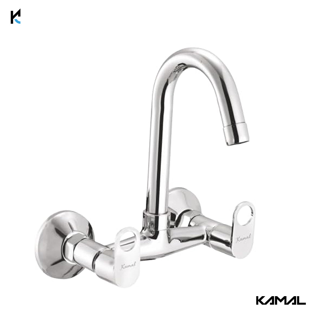 Onyx Sink Mixer - Hot & Cold Mixer Faucet (Full Brass)  - by Kamal