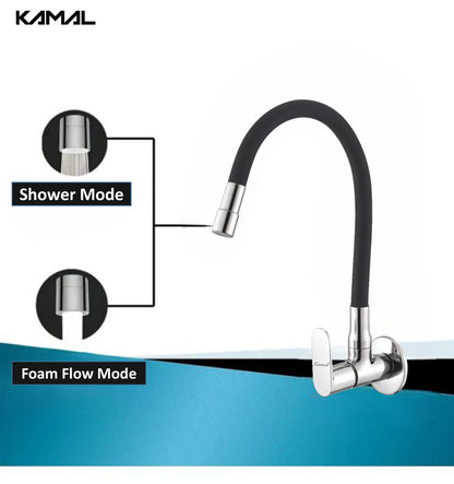 Opal Flexible Sink Tab Faucet (Brass & Silicone) - by Kamal