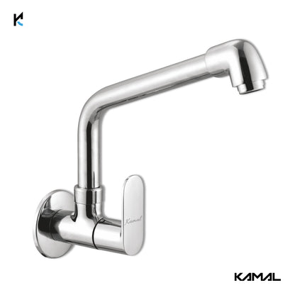 Opal Sink Tap Elbow Spout (Full Brass) - by Kamal