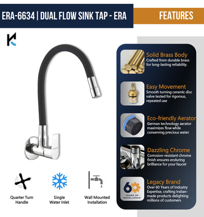 Era Dual Flow Sink Tap – by Kamal