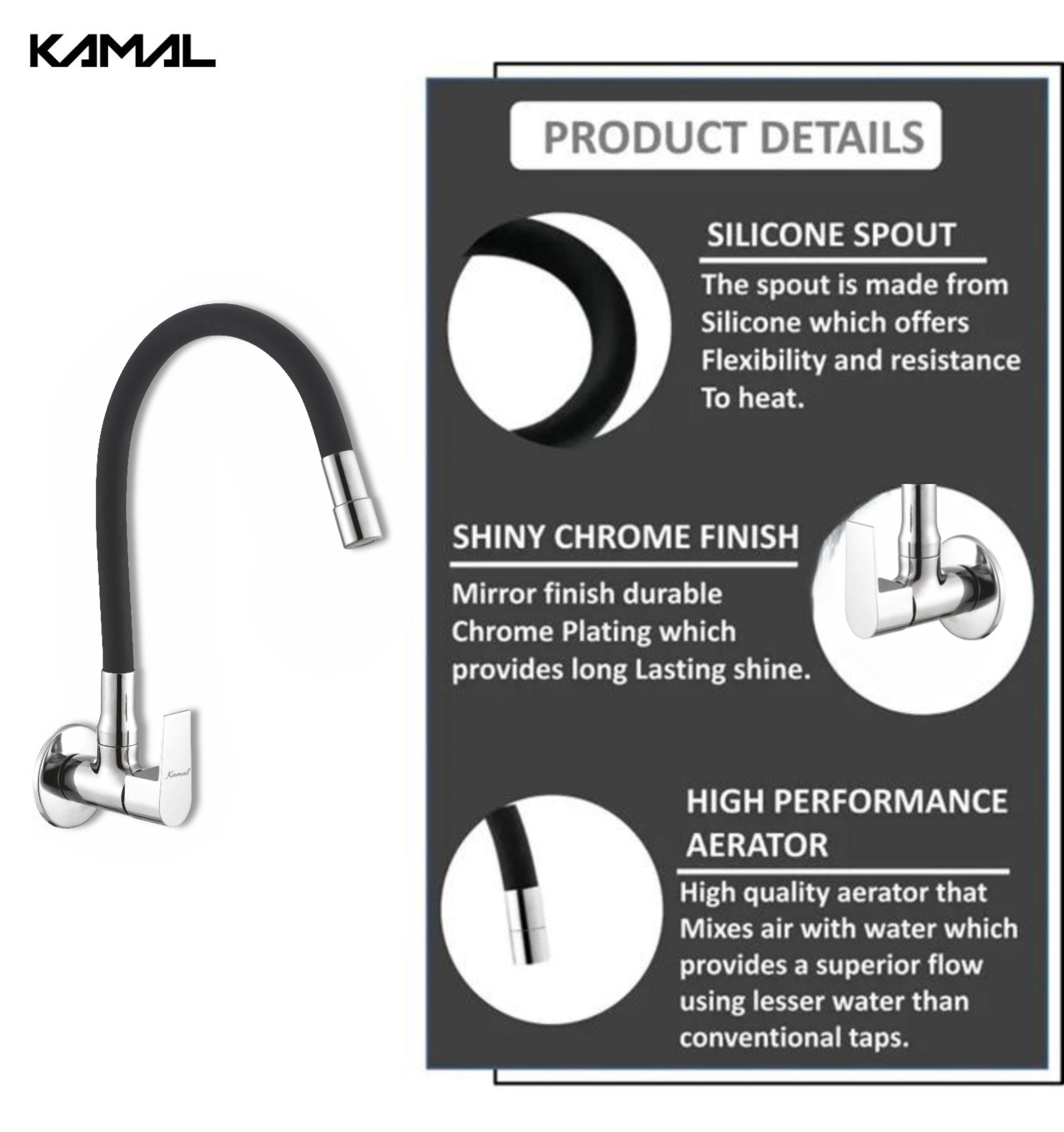 Era Dual Flow Sink Tap – by Kamal