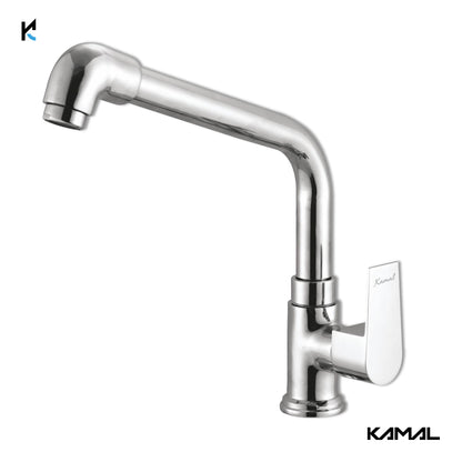 Era Swan Neck Elbow Spout (Full Brass) - by Kamal