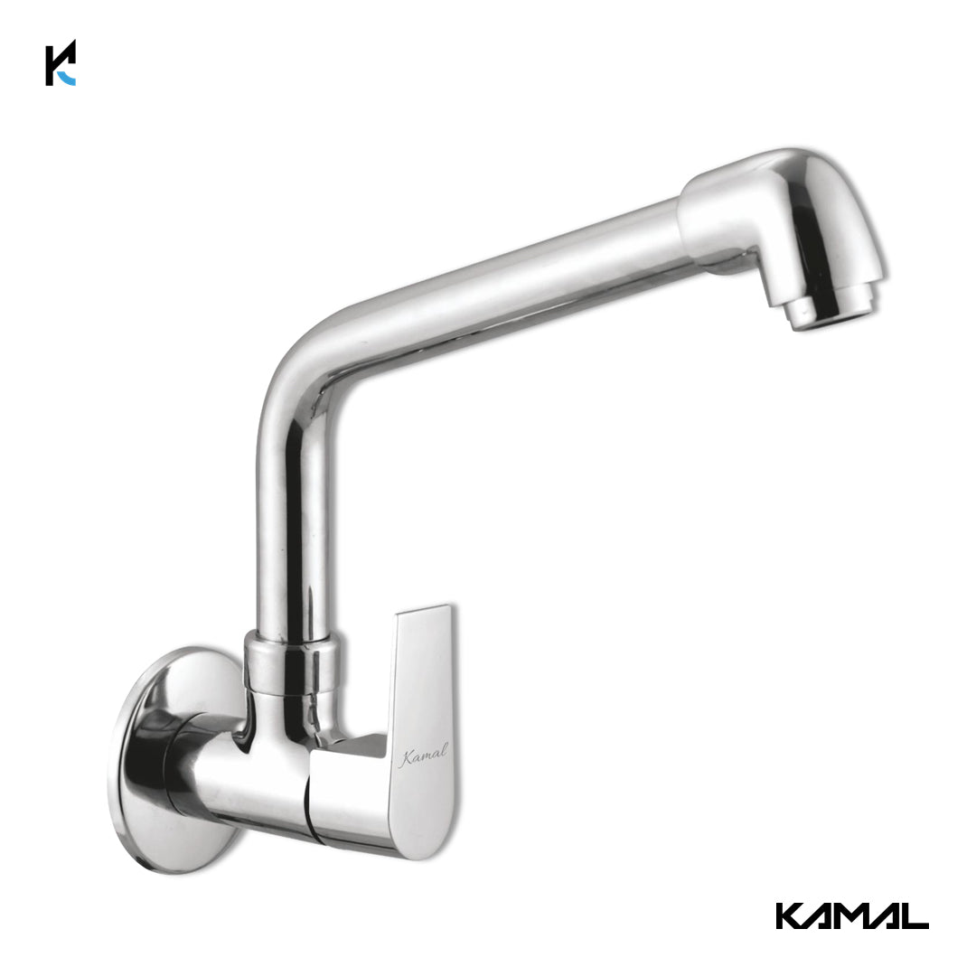 Era Sink Tap Elbow Spout (Full Brass) - by Kamal