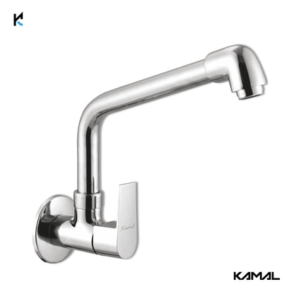 Era Sink Tap Elbow Spout (Full Brass) - by Kamal