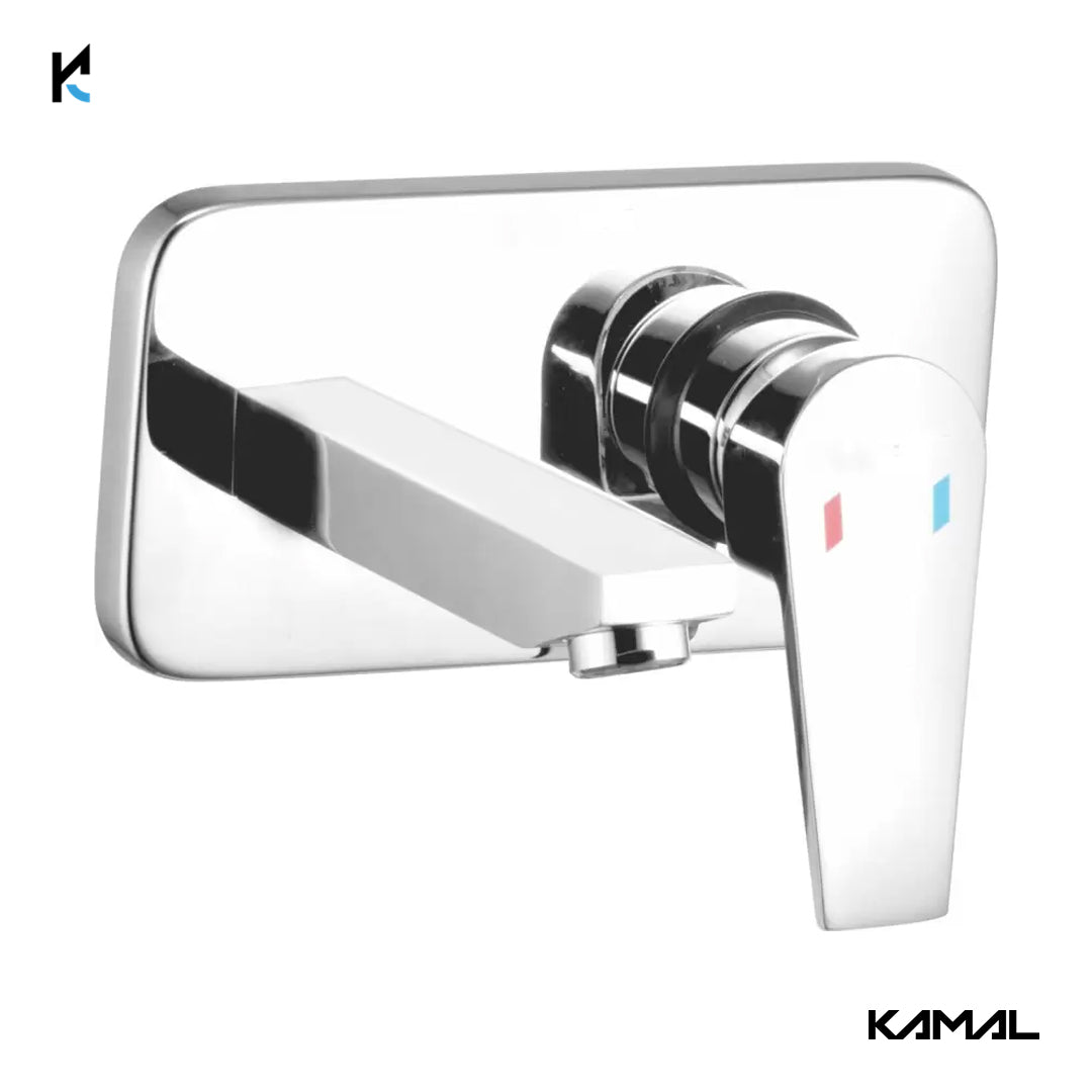 Era Basin Mixer (Full Brass) - by Kamal
