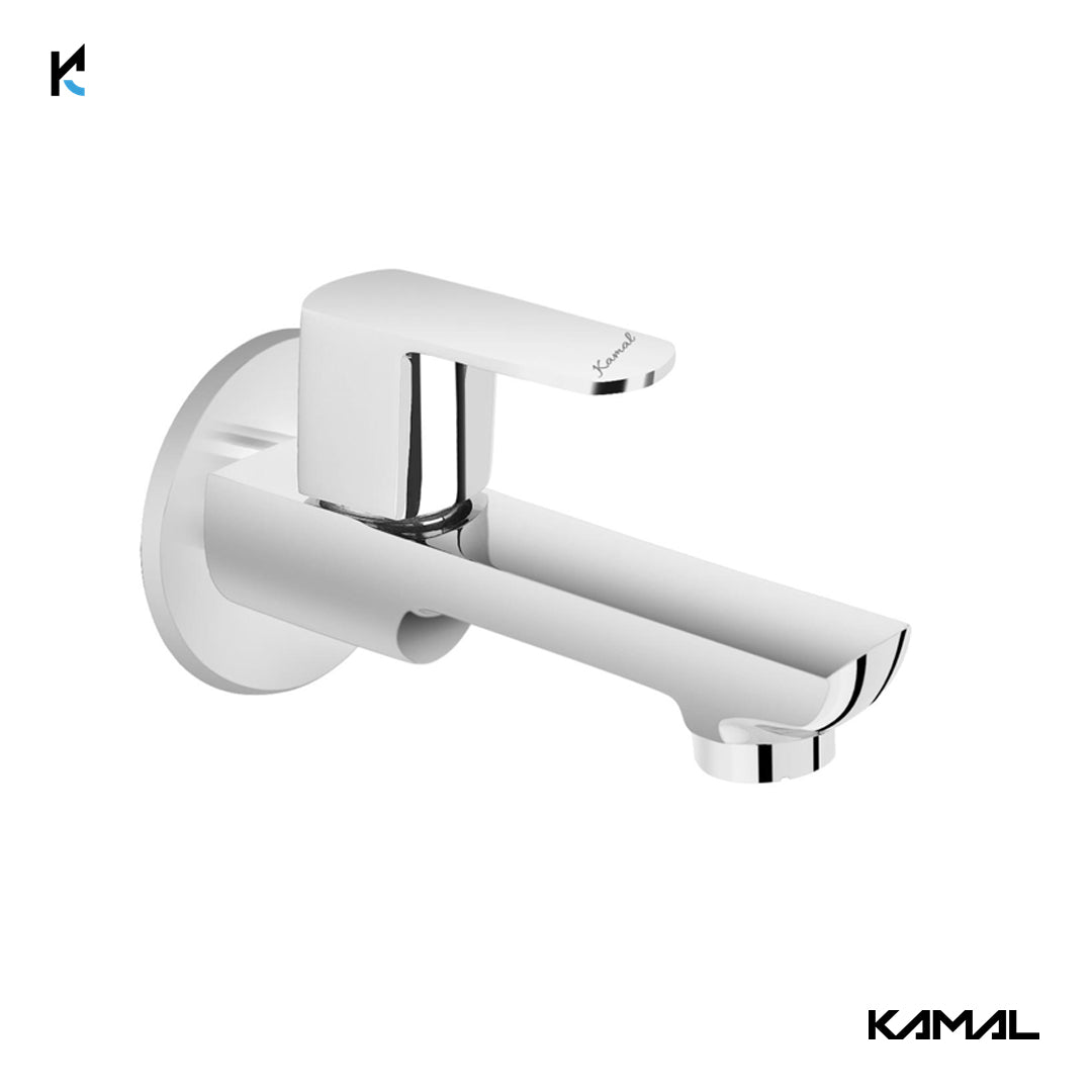 Cubix Prime Long Body Bib Tap (Full Brass) - by Kamal