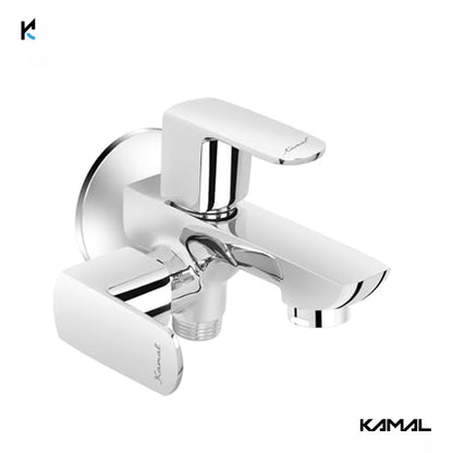 Cubix Prime Two-Way Bib Tap (Full Brass) - by Kamal
