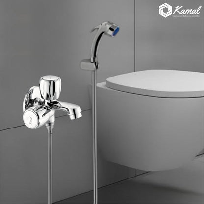 Crystal Elite Two Way Bib Tap (Full Brass) - by Kamal