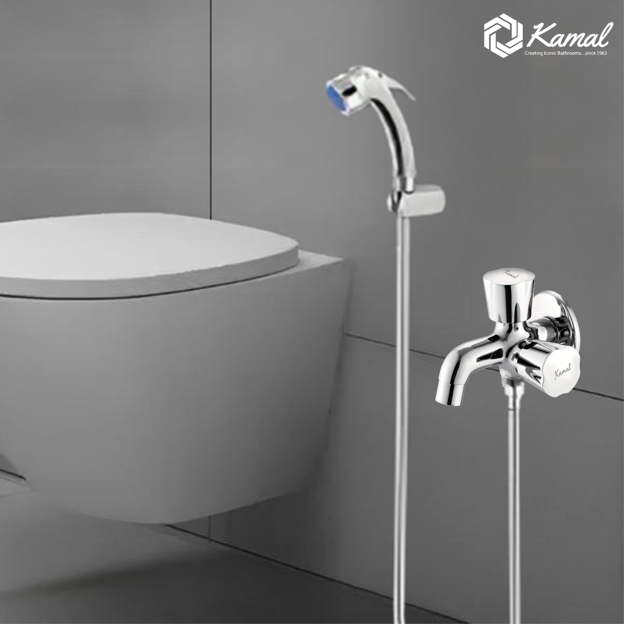 Contessa Neo Two Way Bib Tap (Full Brass) - by kamal