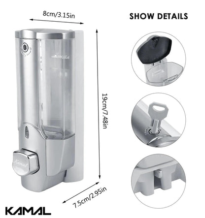 ABS Liquid Soap Dispenser Push Type - by Kamal