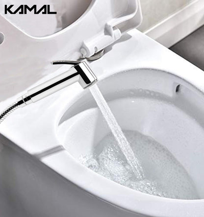 Eco ABS Health Faucet with SS 304 Grade, 1.25 Meter Flexible Hose Pipe - by Kamal