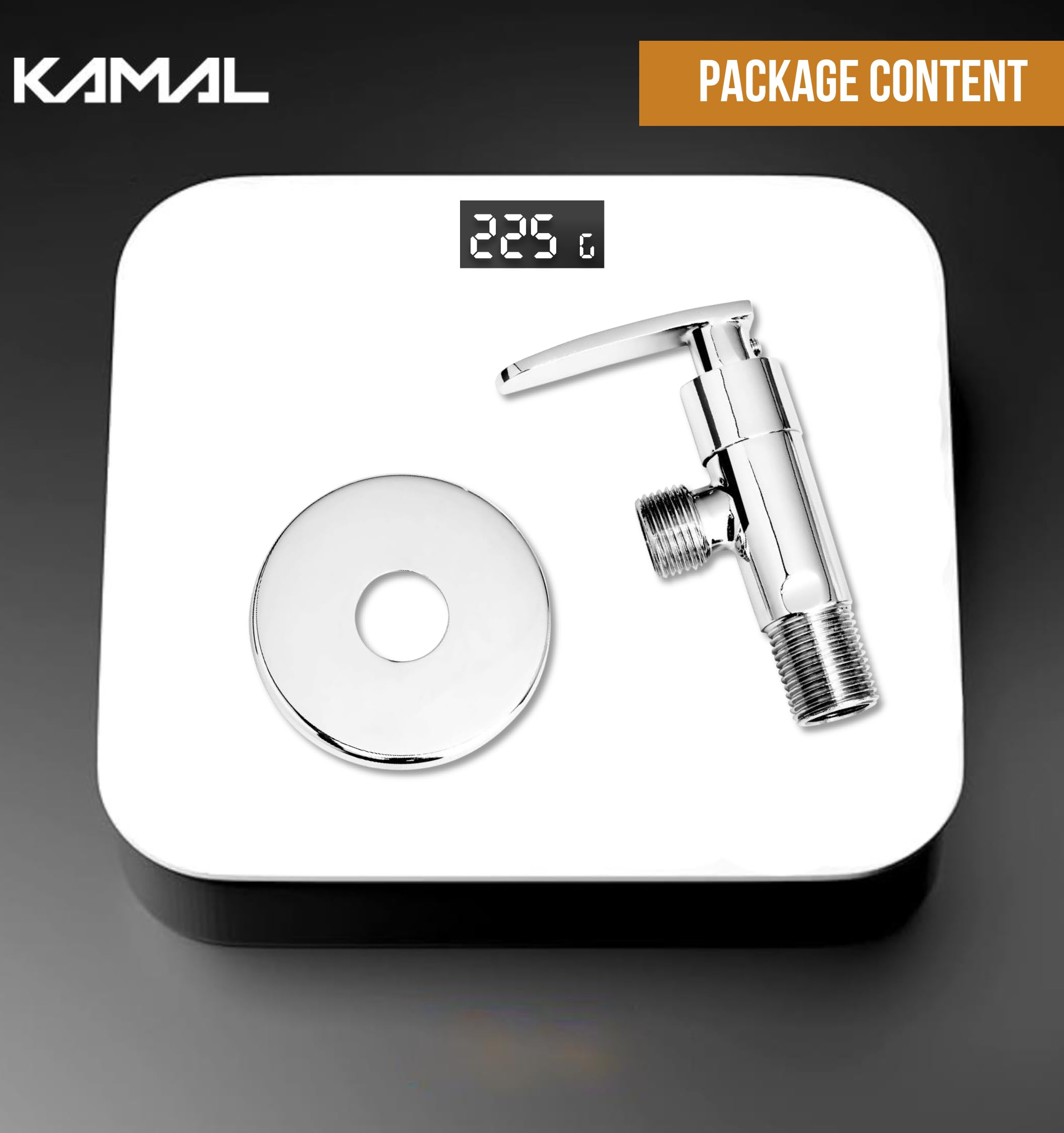 Irene Angle Valve (Full Brass) - by Kamal